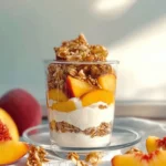 Yogurt Peach Parfait