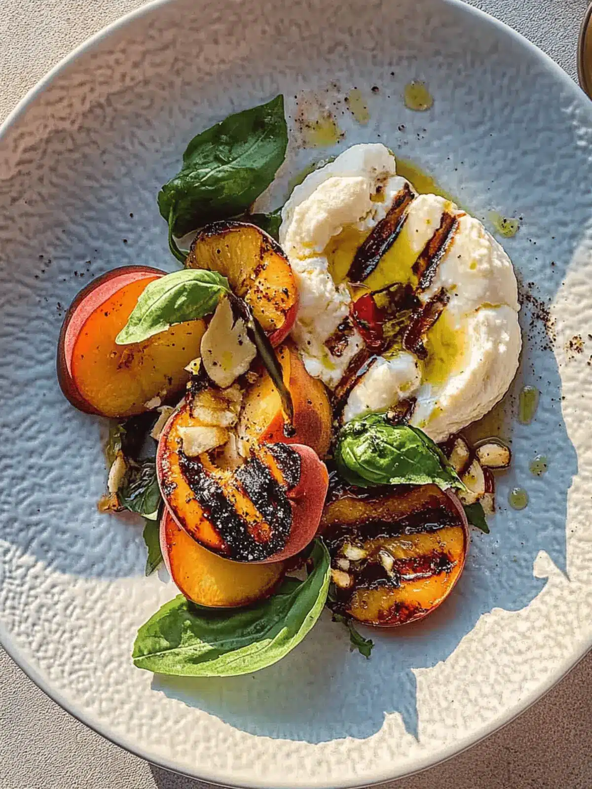 Grilled Peach & Burrata Salad: Your Perfect Summer Escape