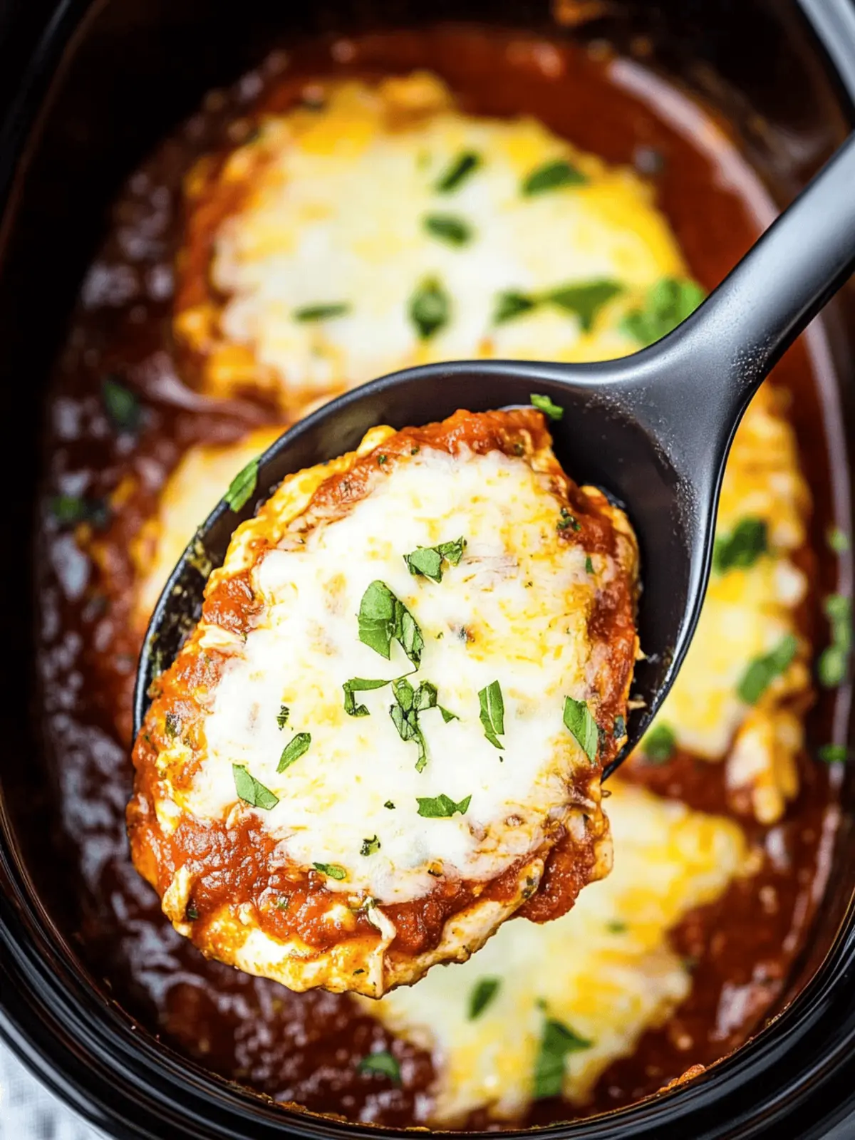 Crock Pot Chicken Parmesan