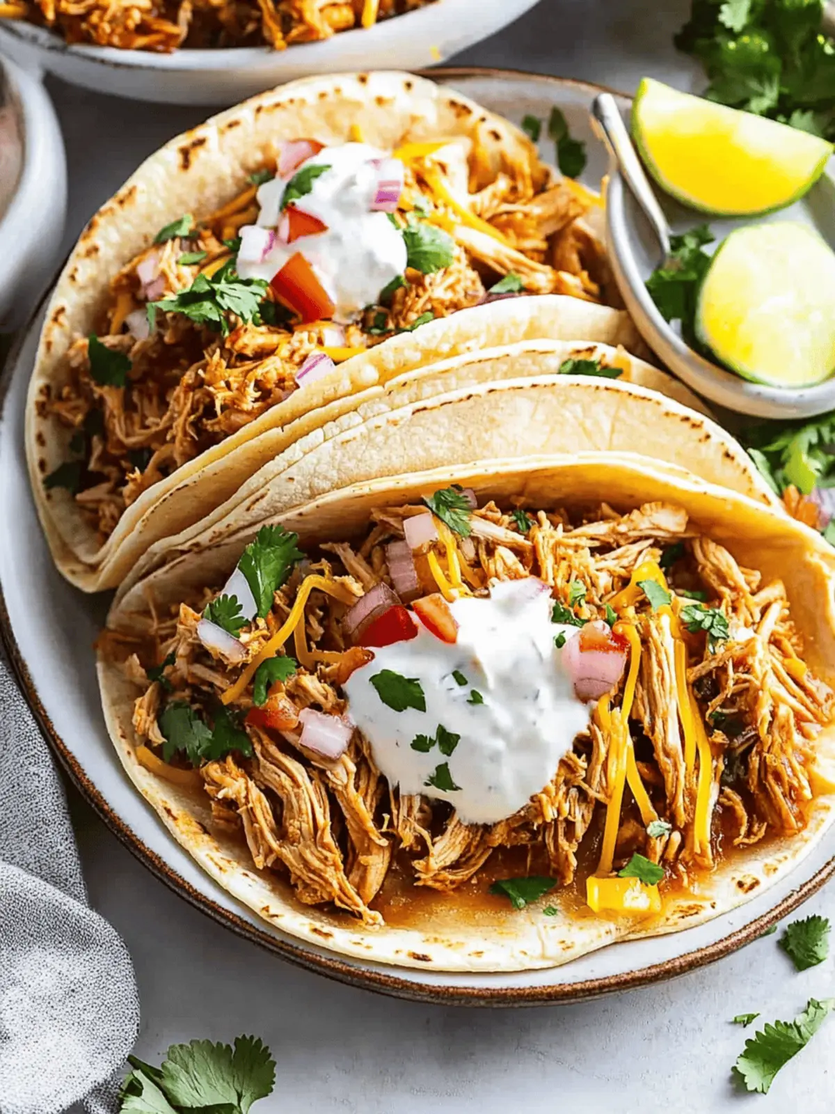 Crock-Pot Chicken Tacos