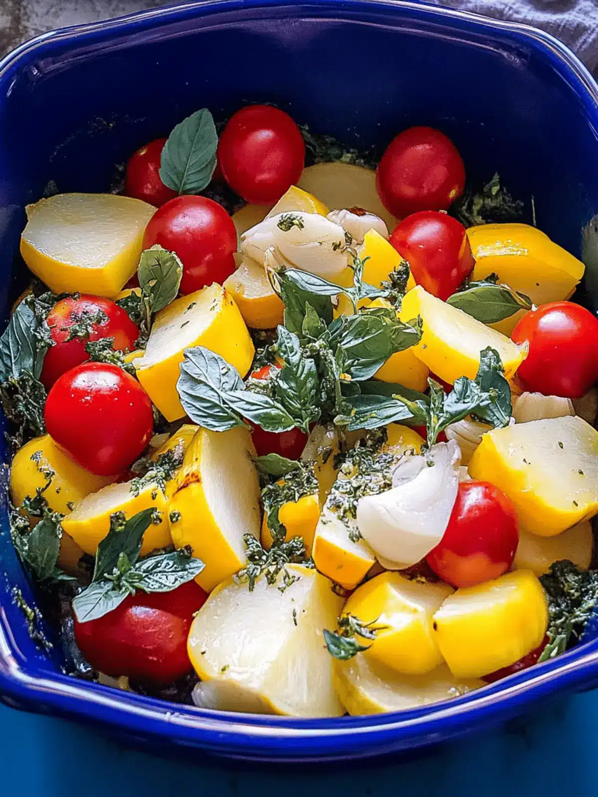 Garlic and Herb Squash Casserole