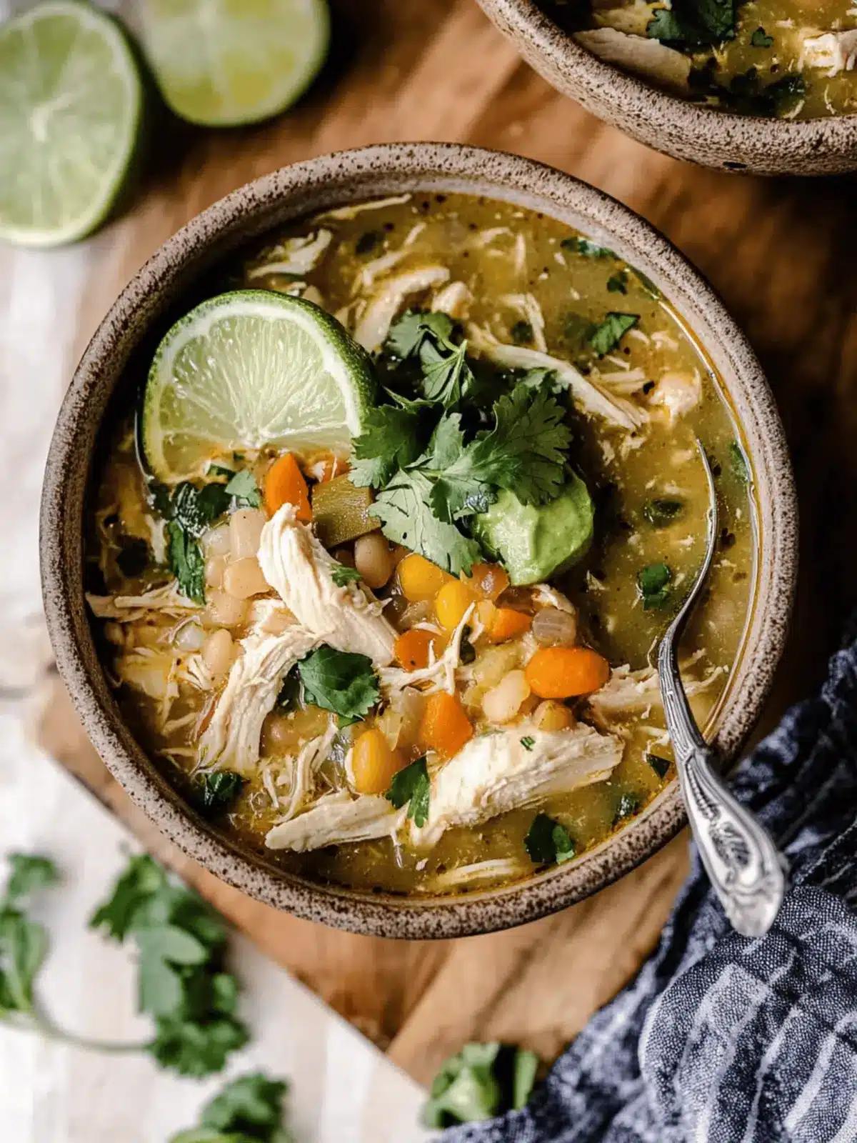 Slow Cooker White Chicken Chili (Dairy-Free)