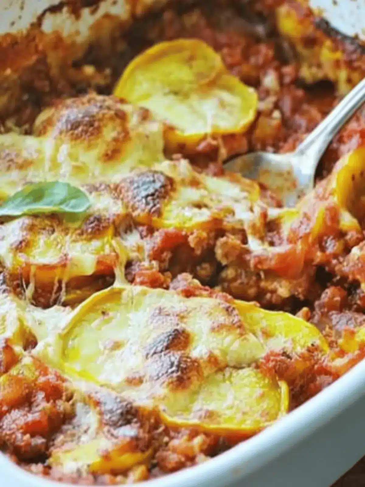 Savor This Summer Squash Casserole with Tomatoes and Mozzarella