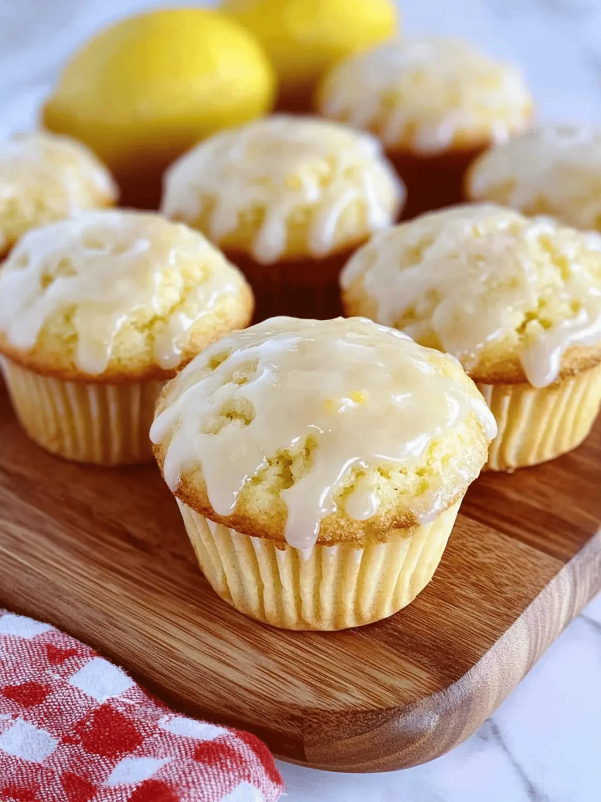 Lemon Ricotta Muffins (With Lemon Glaze)