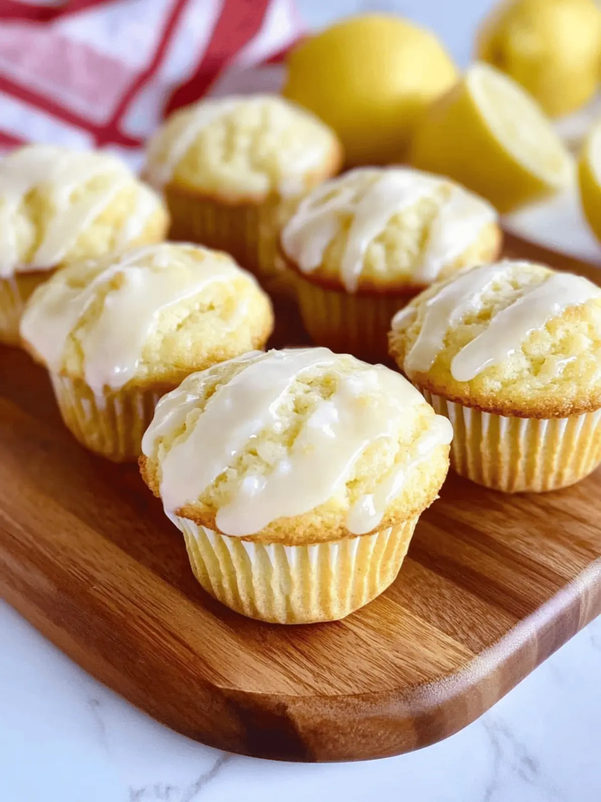 Lemon Ricotta Muffins (With Lemon Glaze)