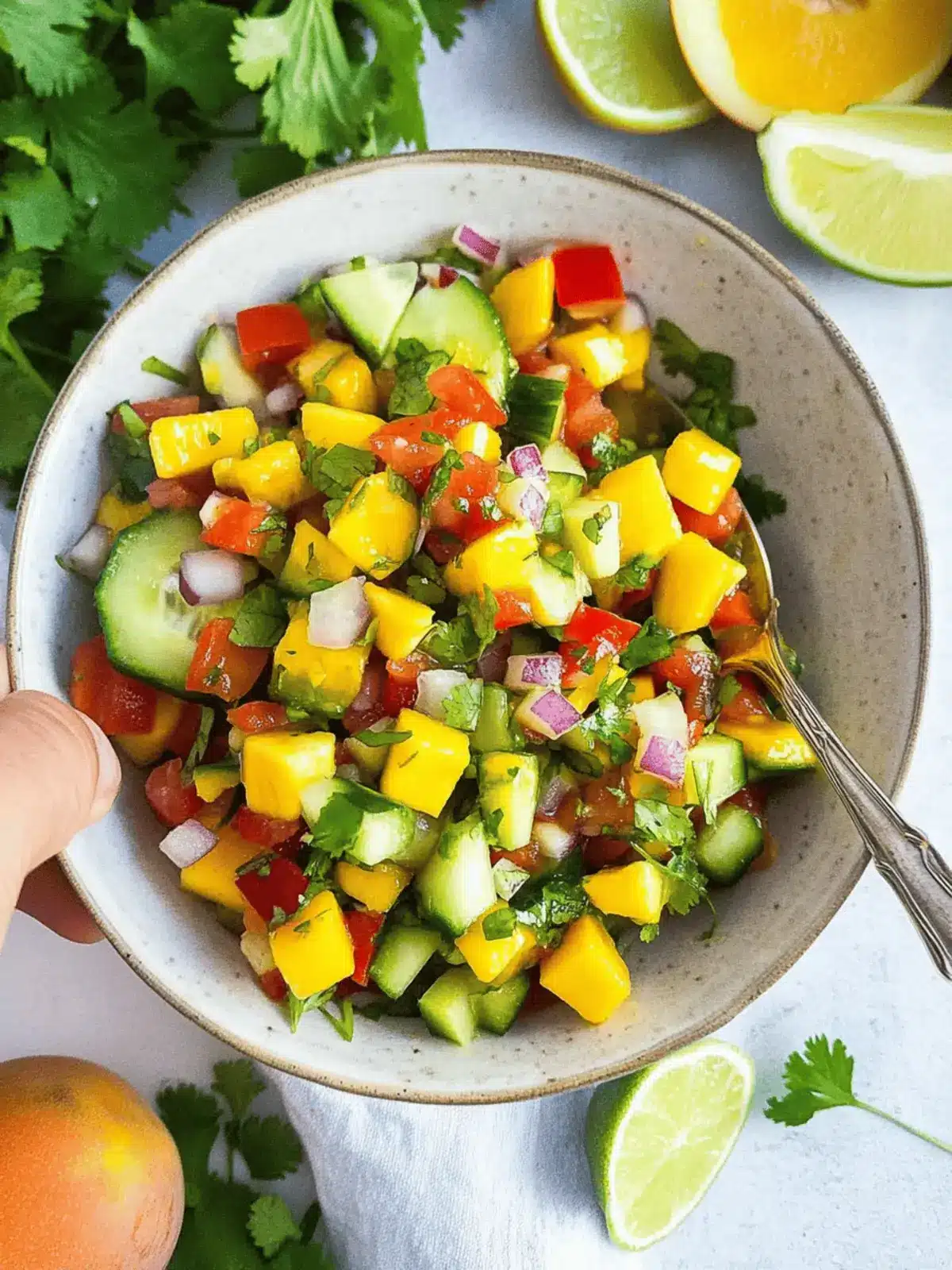 Cucumber Mango Salsa