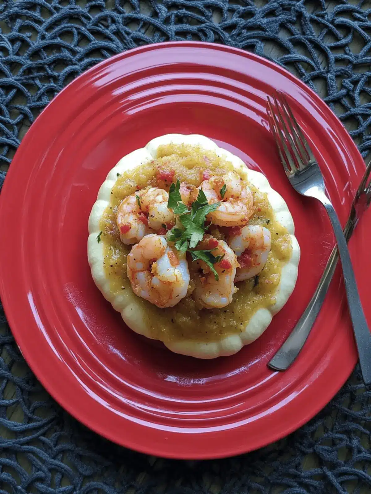 Cajun-Inspired Shrimp-Stuffed Patty Pan Squash Delight