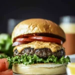 Smoked Gouda Smash Burgers with House Sauce.