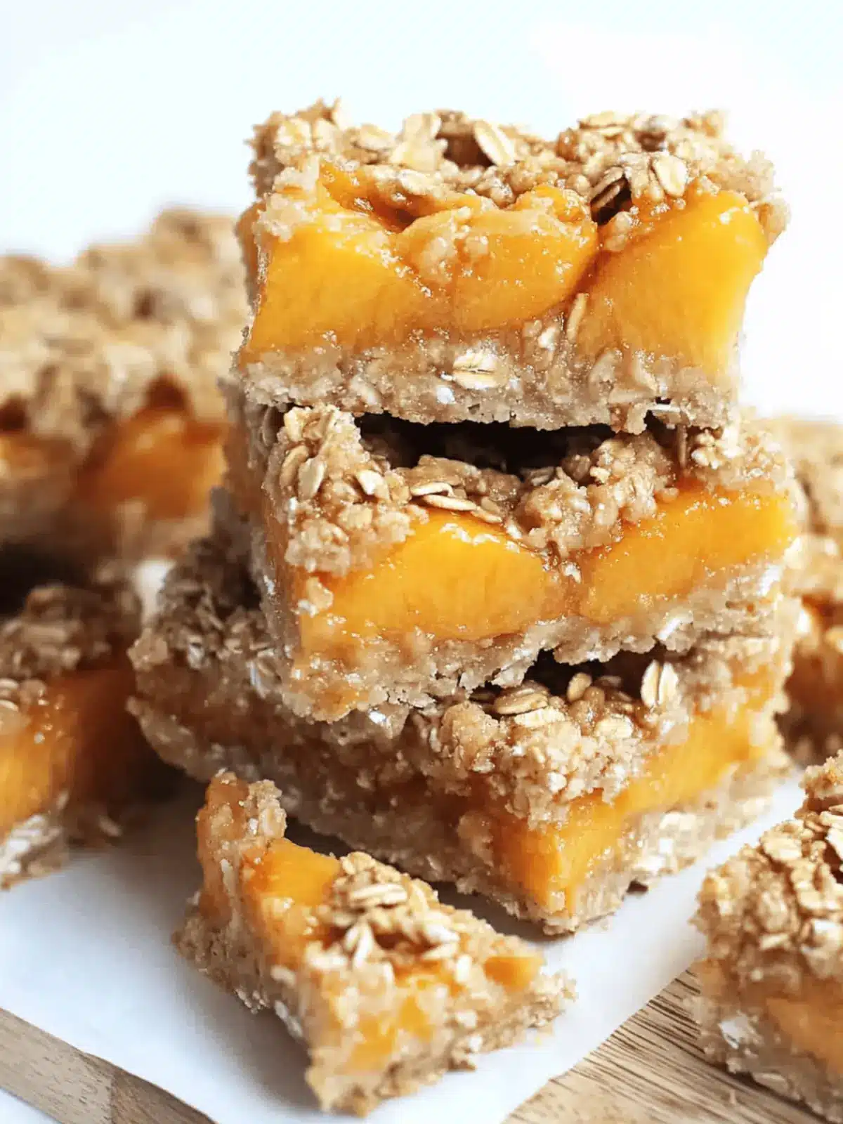 Baked Peach Oatmeal Bars: Wholesome Snack Your Family Will Love