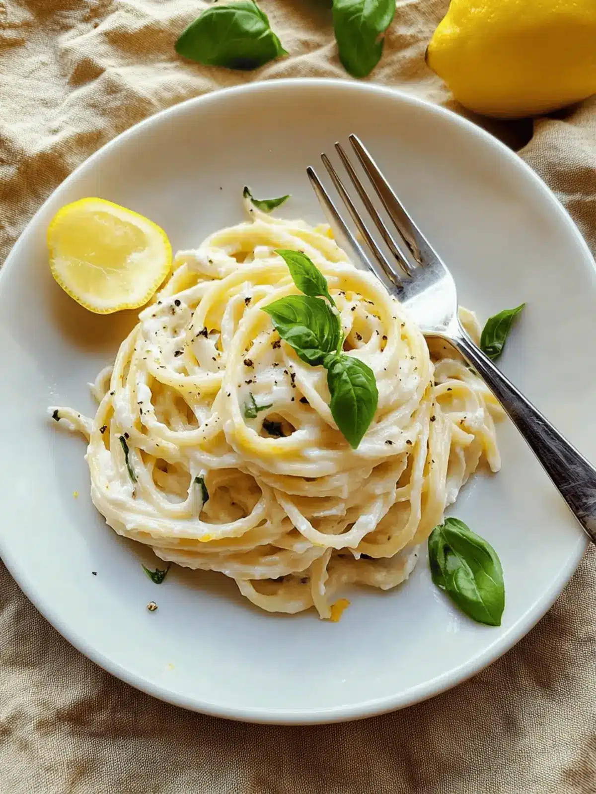 Lemon Ricotta Pasta (Pasta al Limone)
