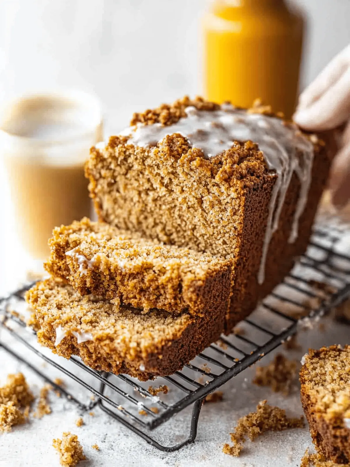 Pumpkin Bread with Maple Glaze