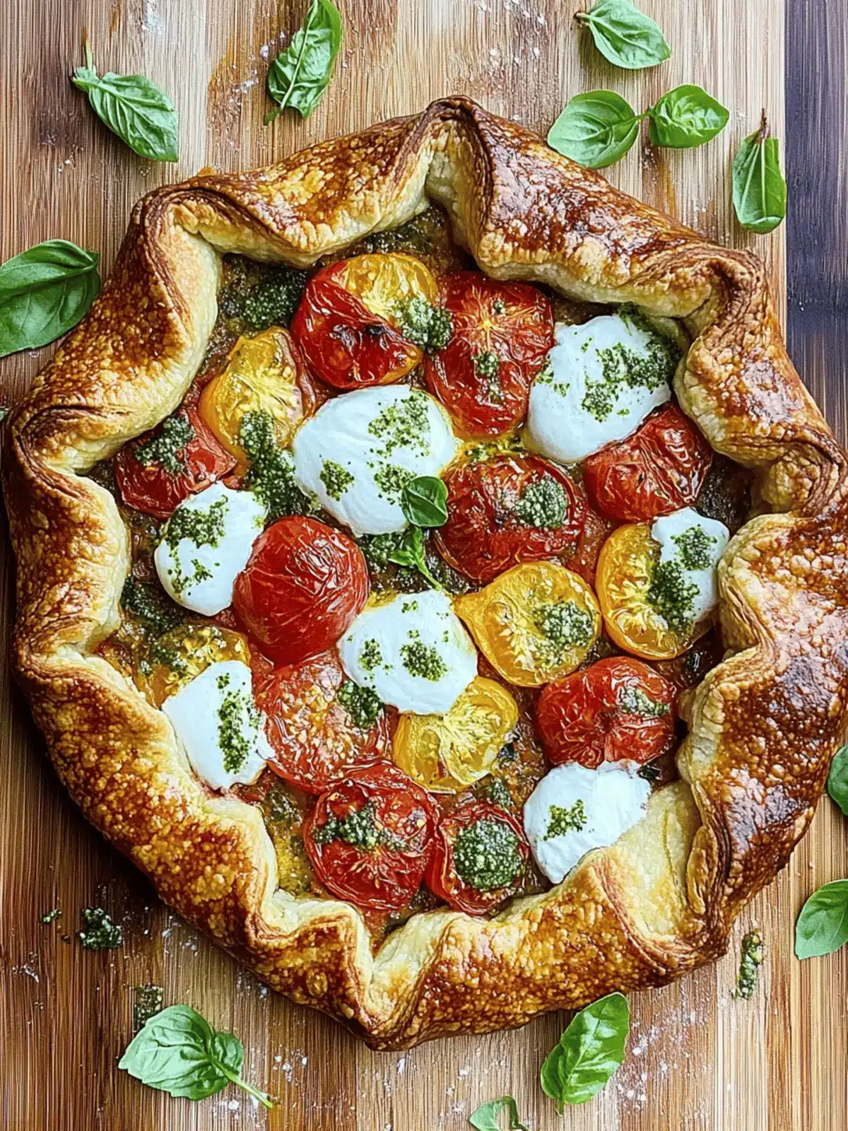 Heirloom Tomato Galette: Summer’s Flaky, Fresh Delight