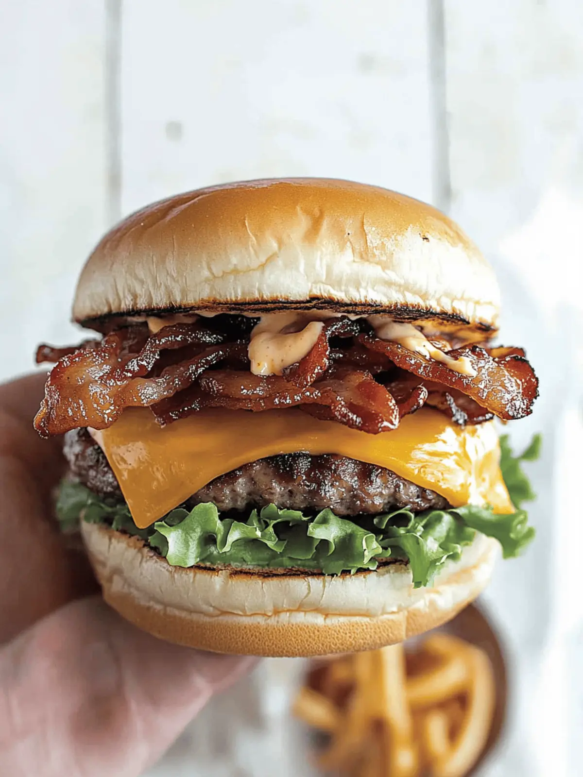 Bacon Cheddar Burger
