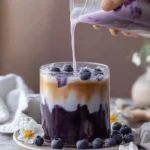 Iced Blueberry Latte