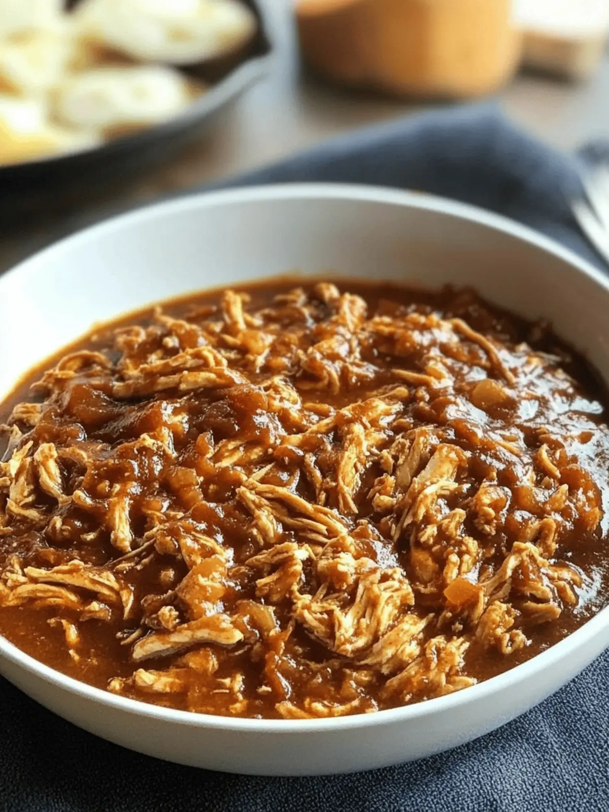 Slow Cooker BBQ Pulled Chicken