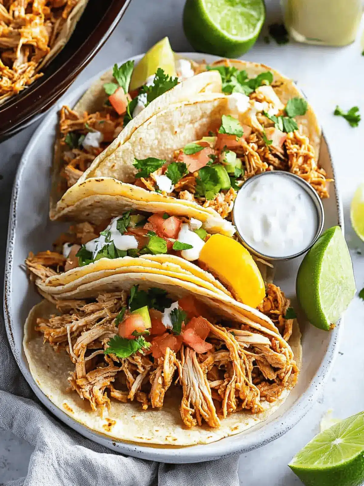 Crock-Pot Chicken Tacos