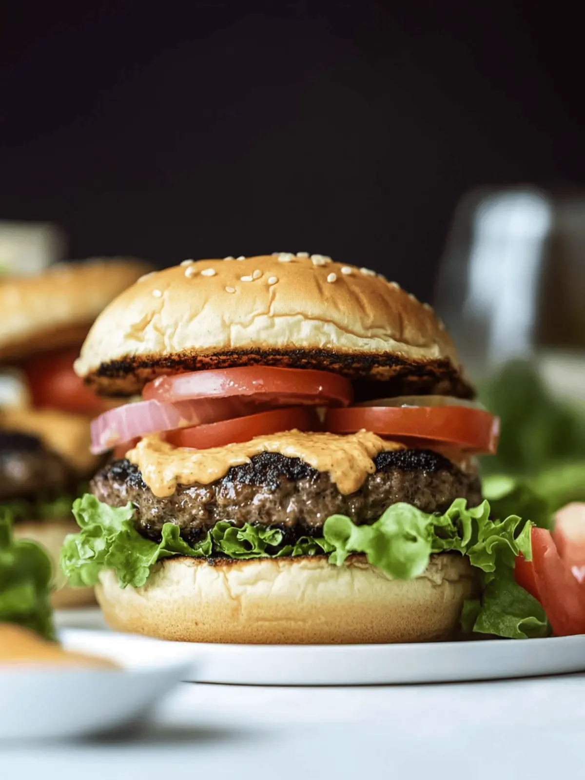 Smoked Gouda Smash Burgers with House Sauce.