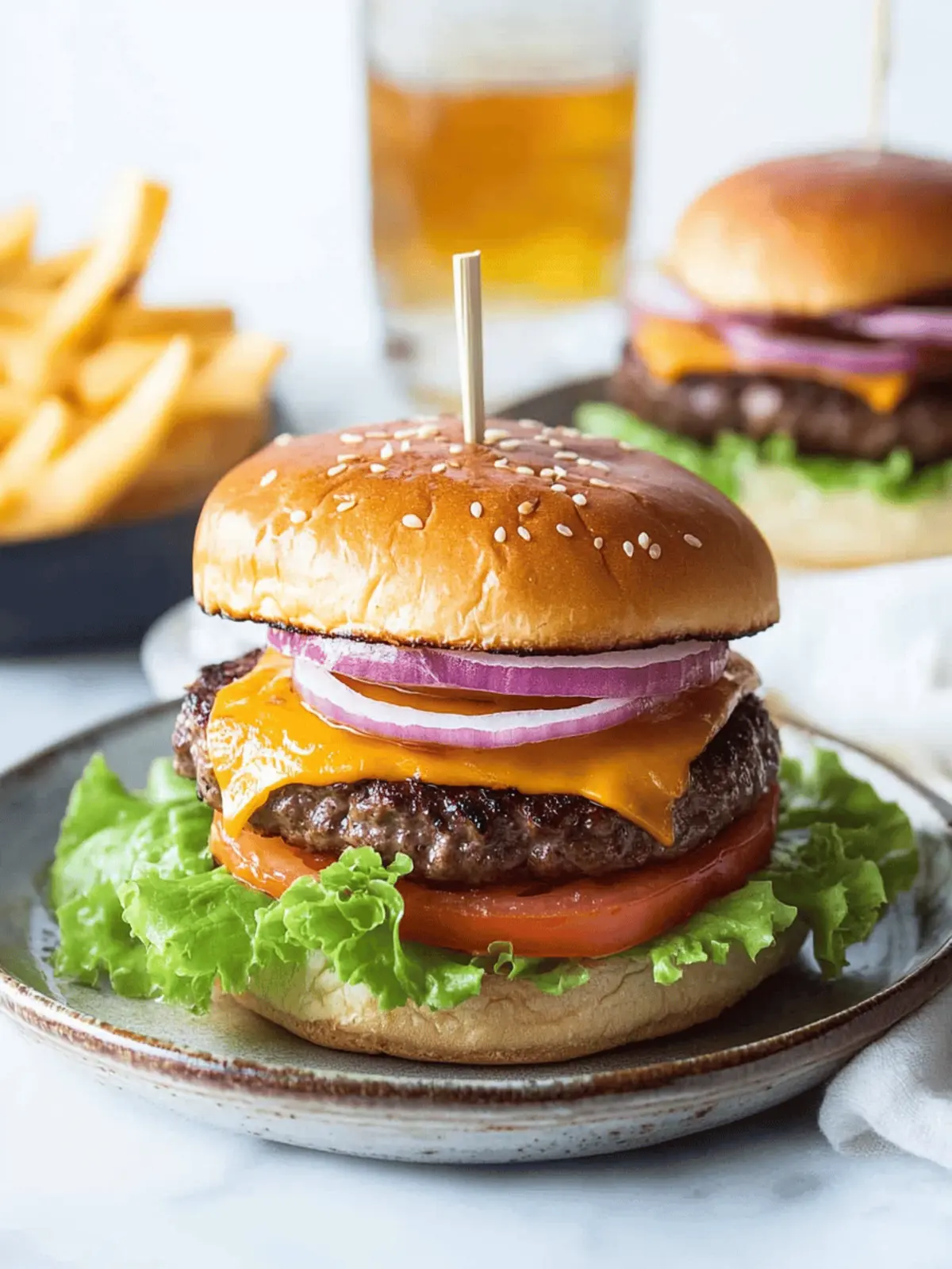 Classic Beef Burgers