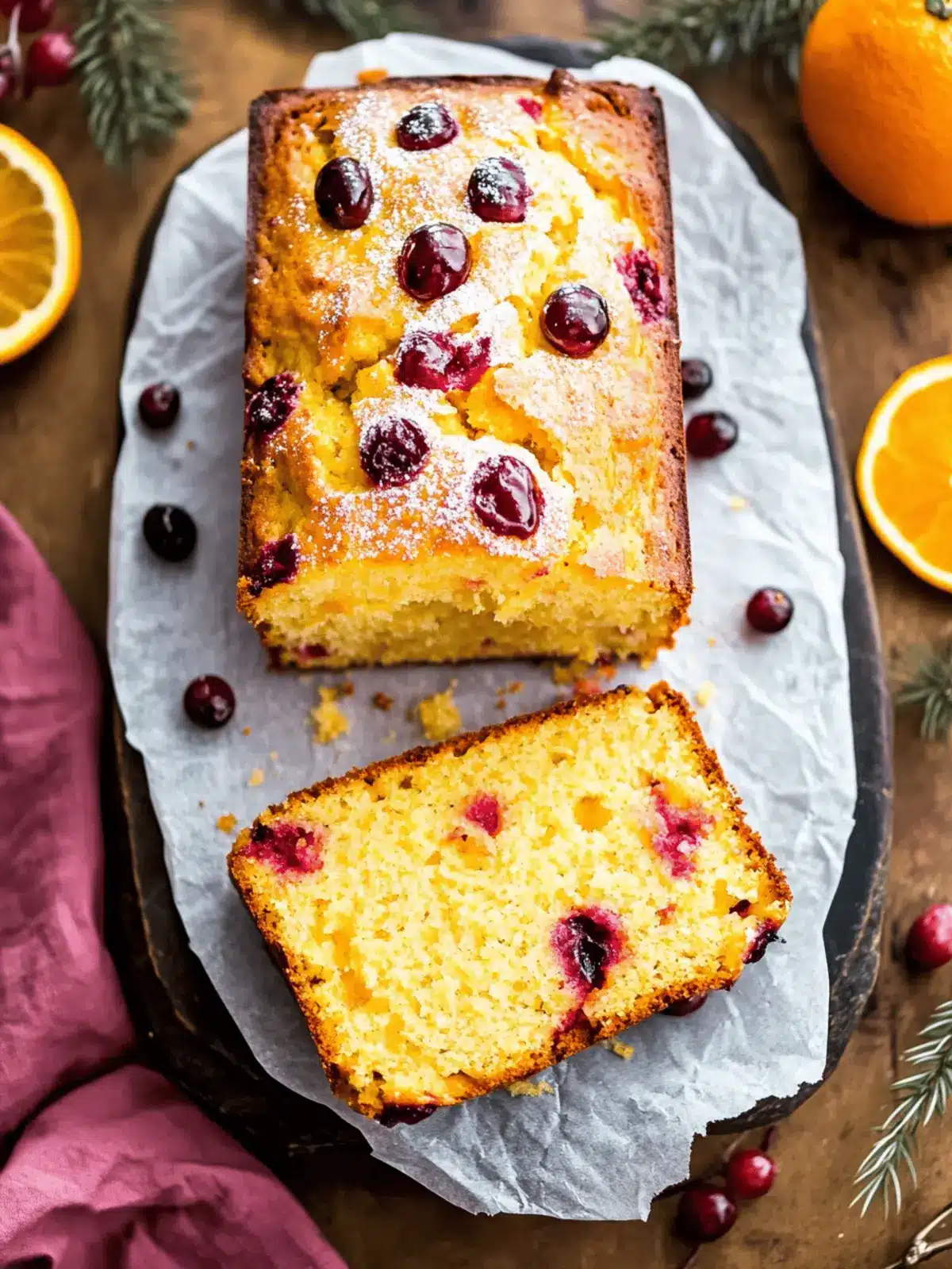 Cranberry Orange Bread