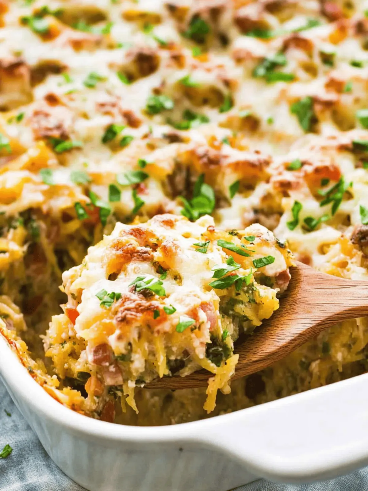 Spaghetti Squash Casserole