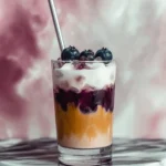 Blueberry Iced Latte