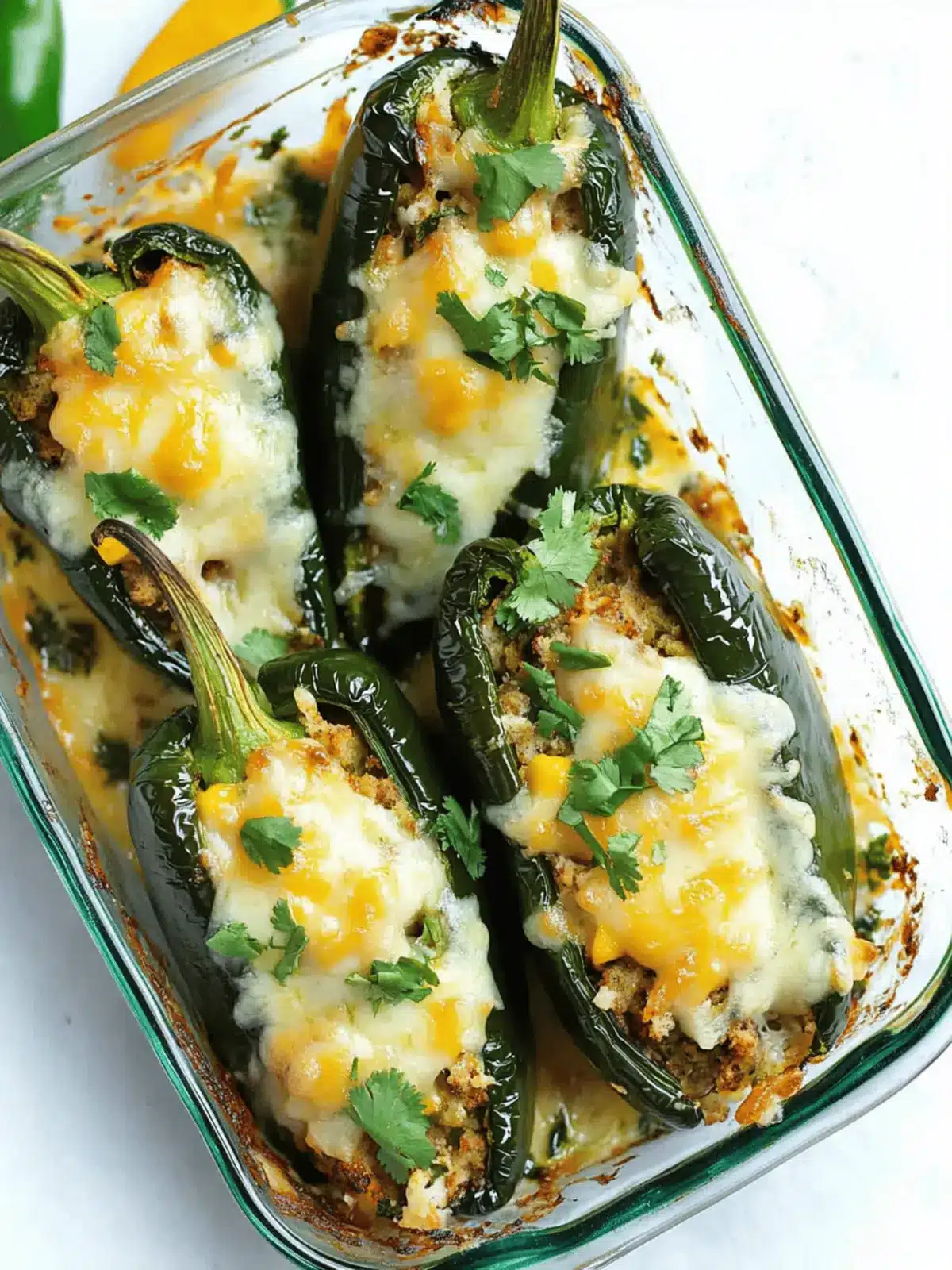 Cheesy Stuffed Poblano Peppers for a Cozy Dinner Delight