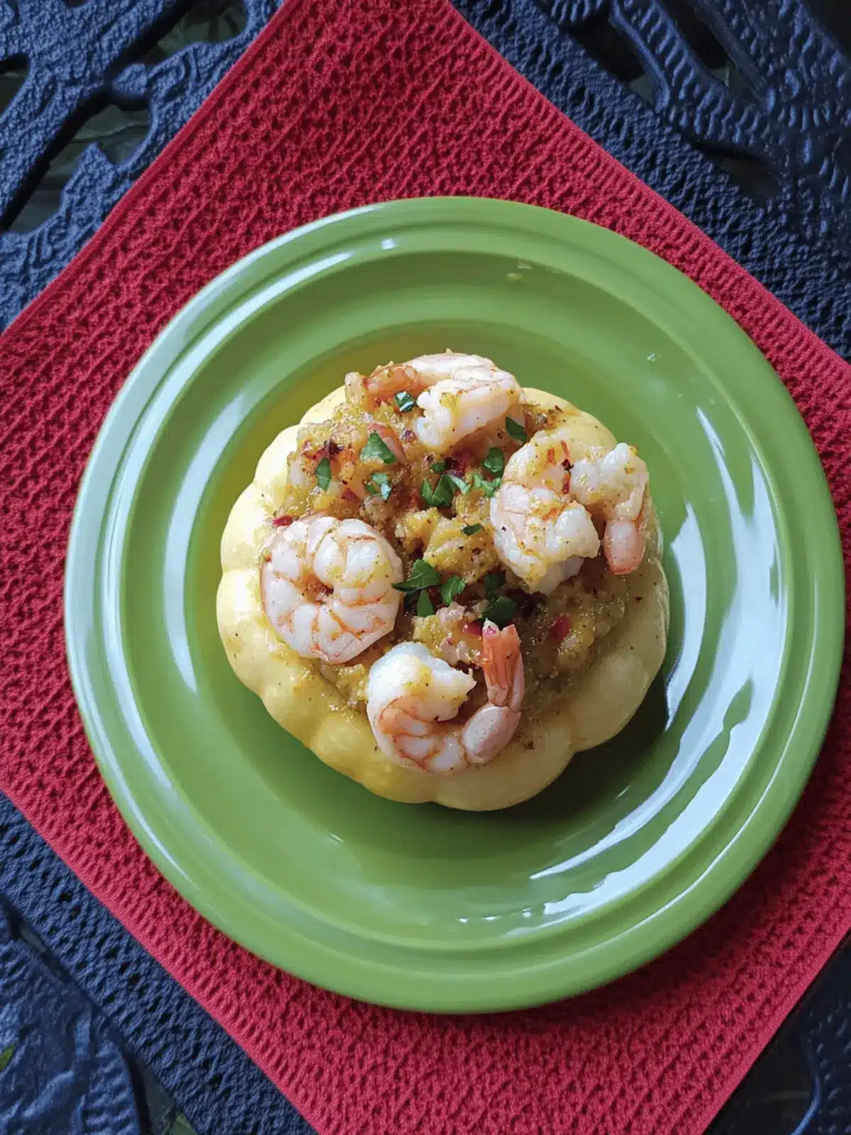 Cajun-Inspired Shrimp-Stuffed Patty Pan Squash