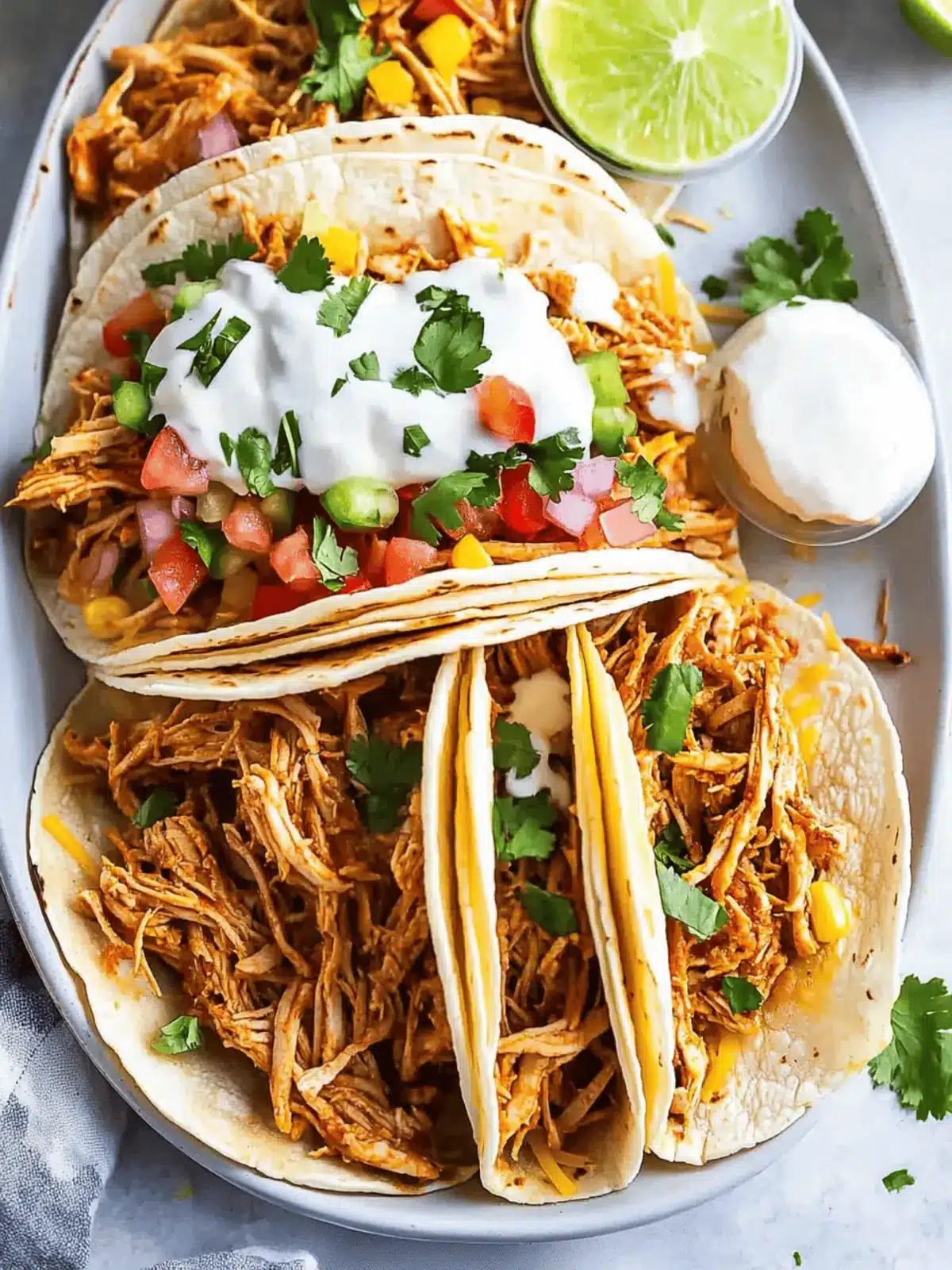Crock-Pot Chicken Tacos