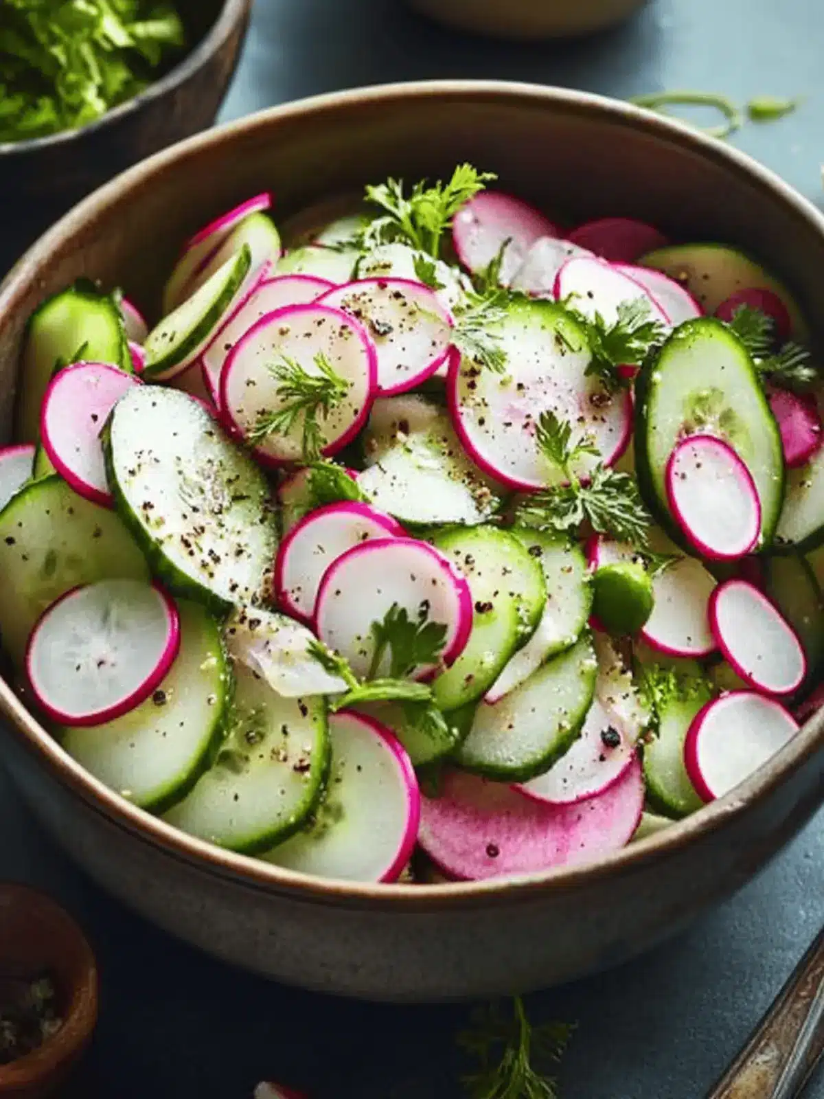 Crispy Cucumber Radish Slaw: Refreshing & Healthy Delight