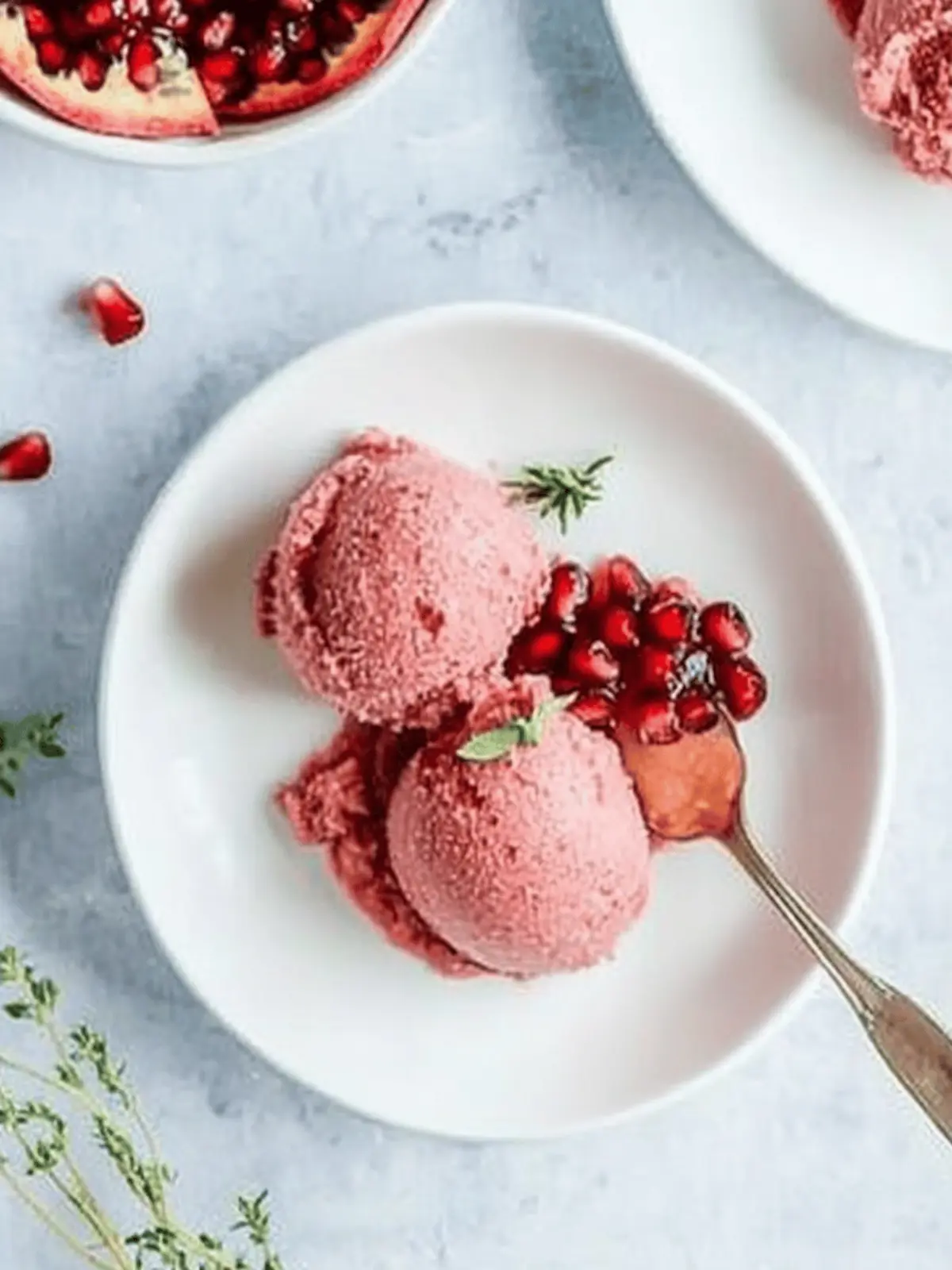 Pomegranate Sorbet