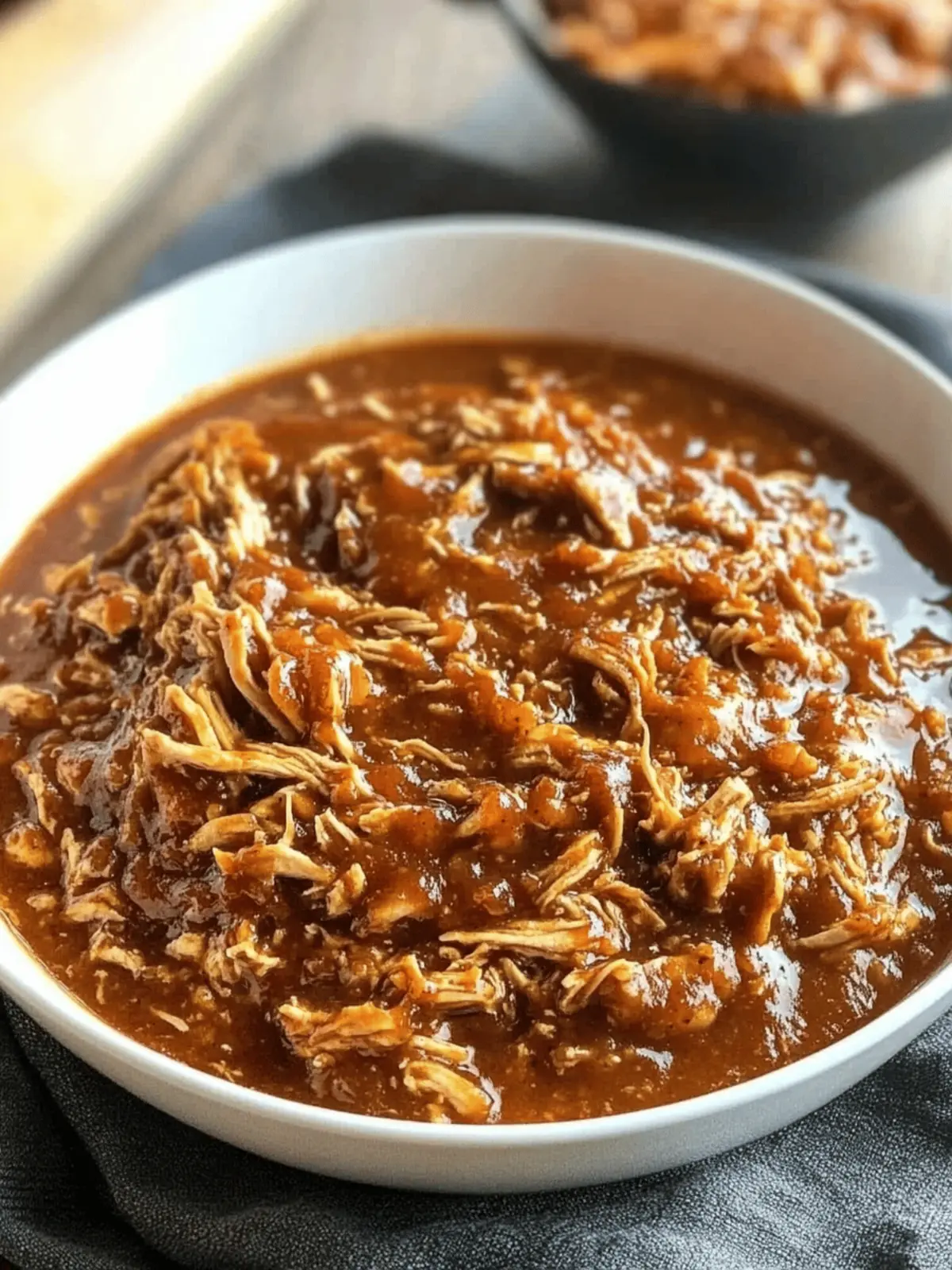 Slow Cooker BBQ Pulled Chicken