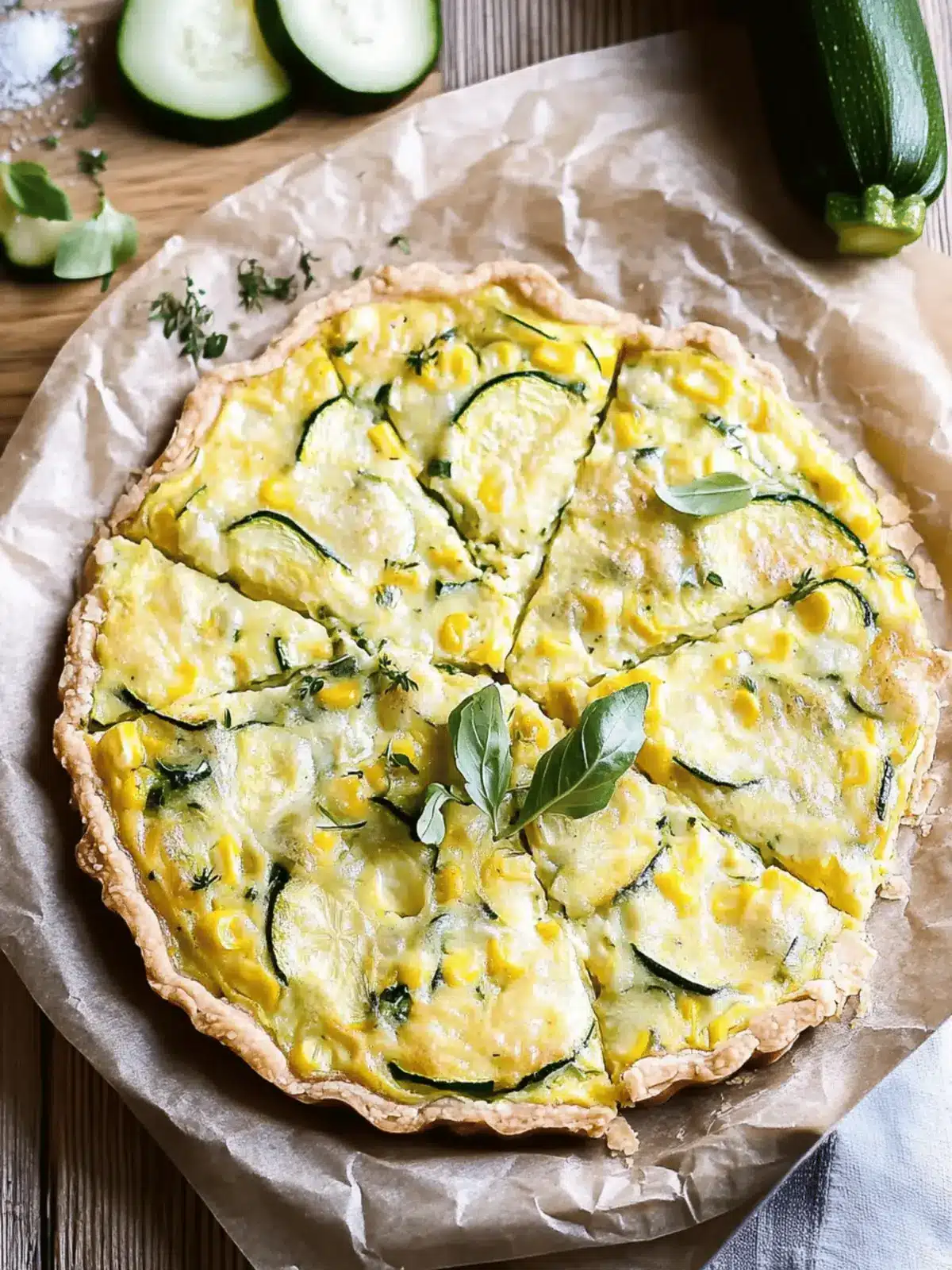 Crustless Corn and Zucchini Quiche for Easy Summer Brunch