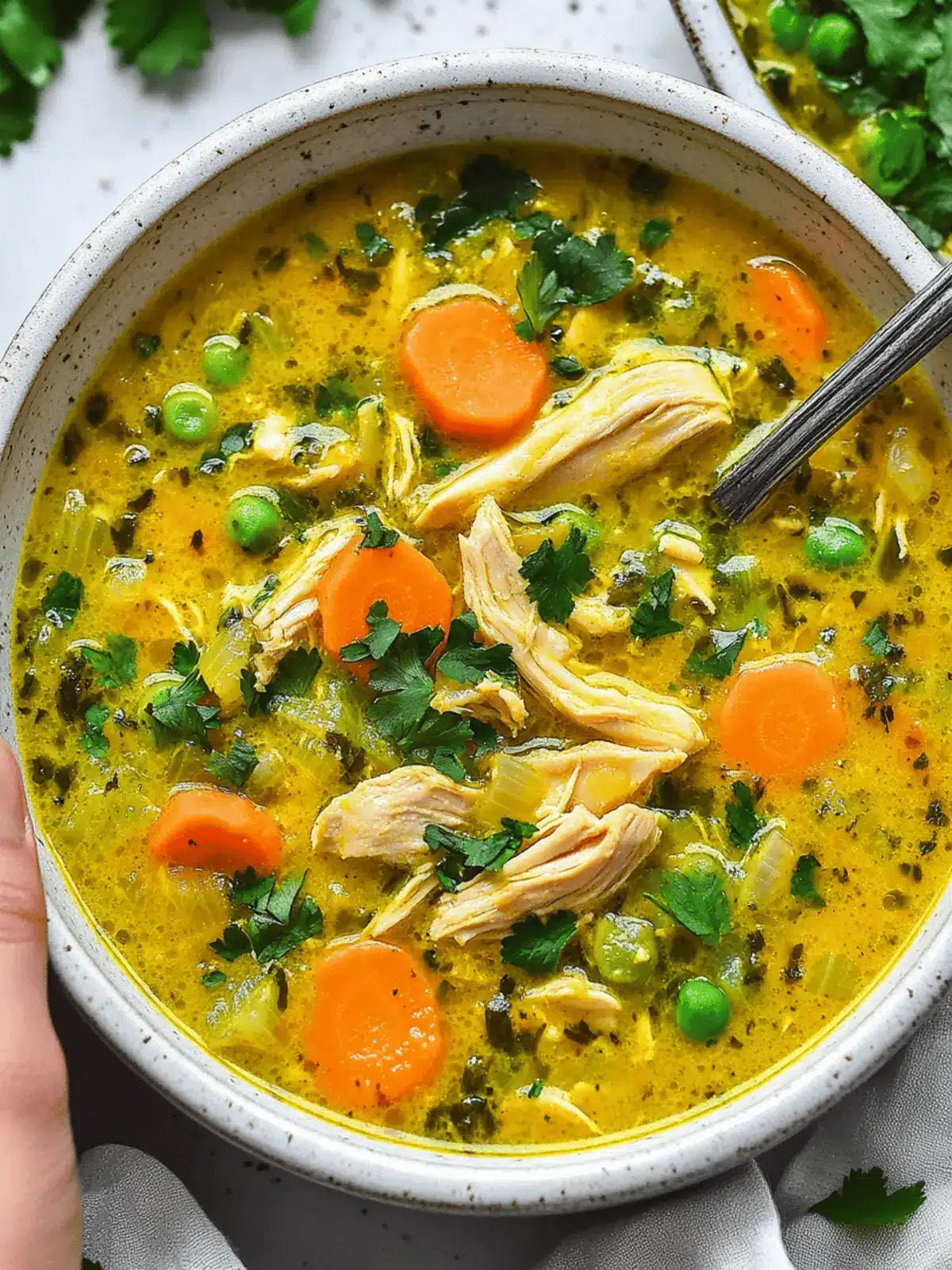 Anti Inflammatory Turmeric Chicken Soup