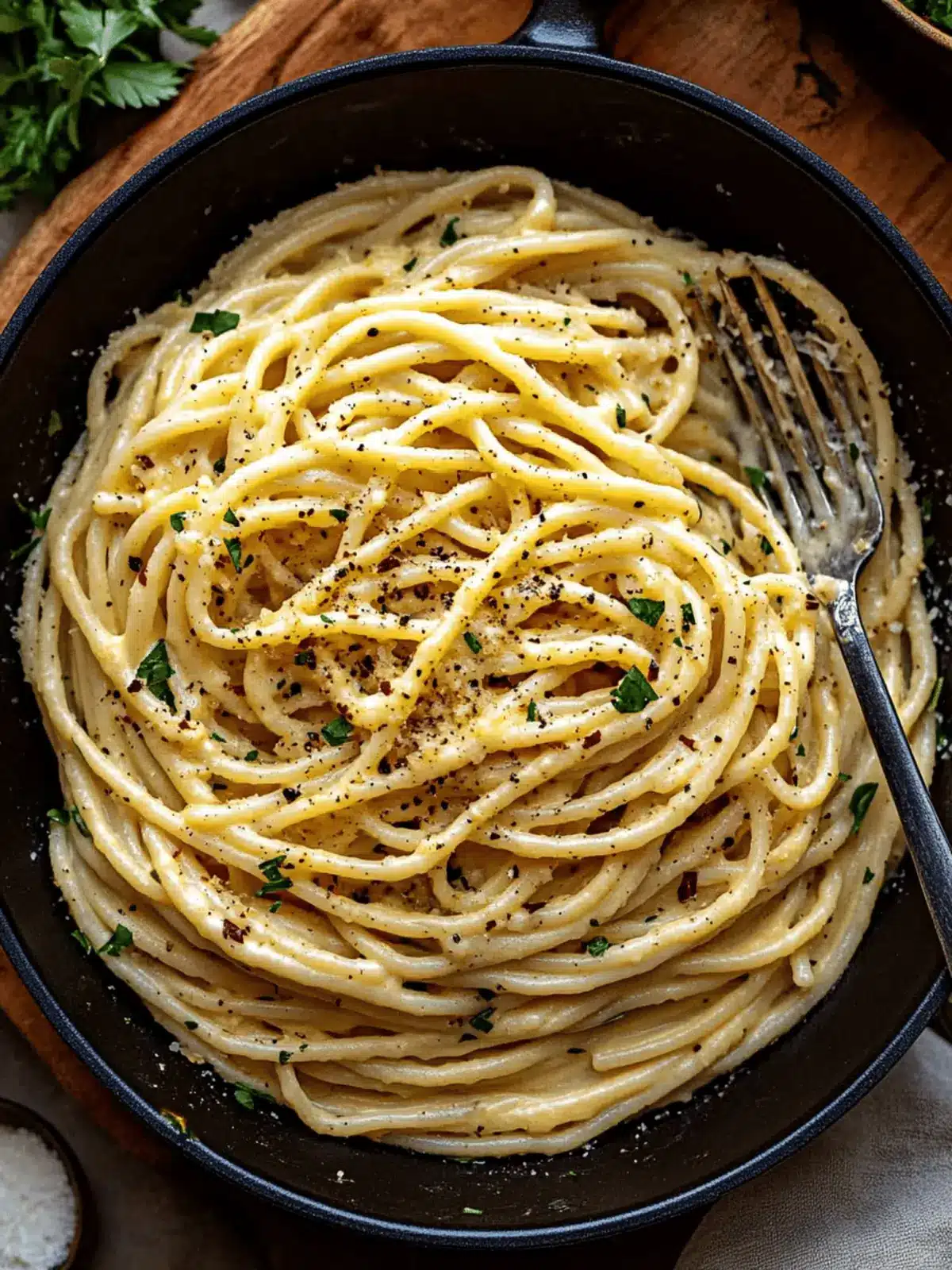 Garlic Butter Bucatini