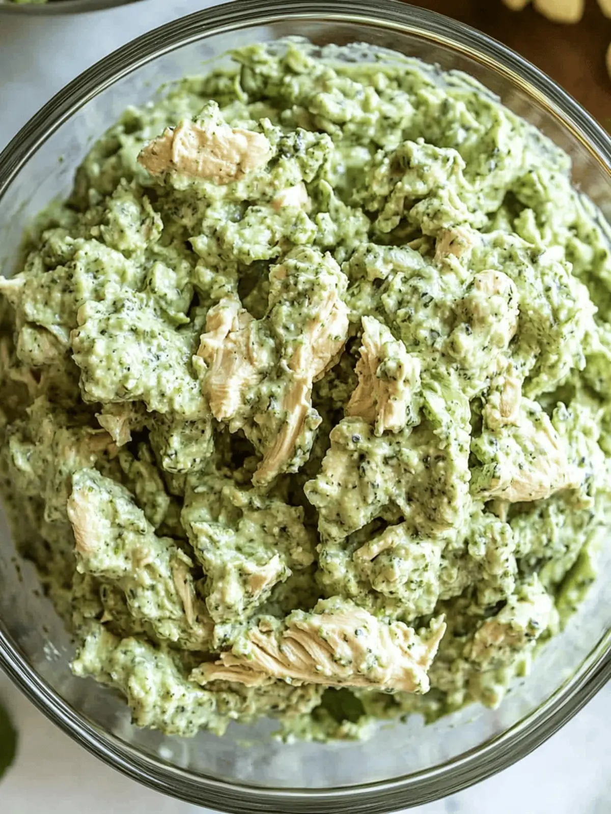 Healthy Green Goddess Chicken Salad (High-Protein)
