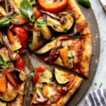 Roasted Vegetable Whole Wheat Pizza