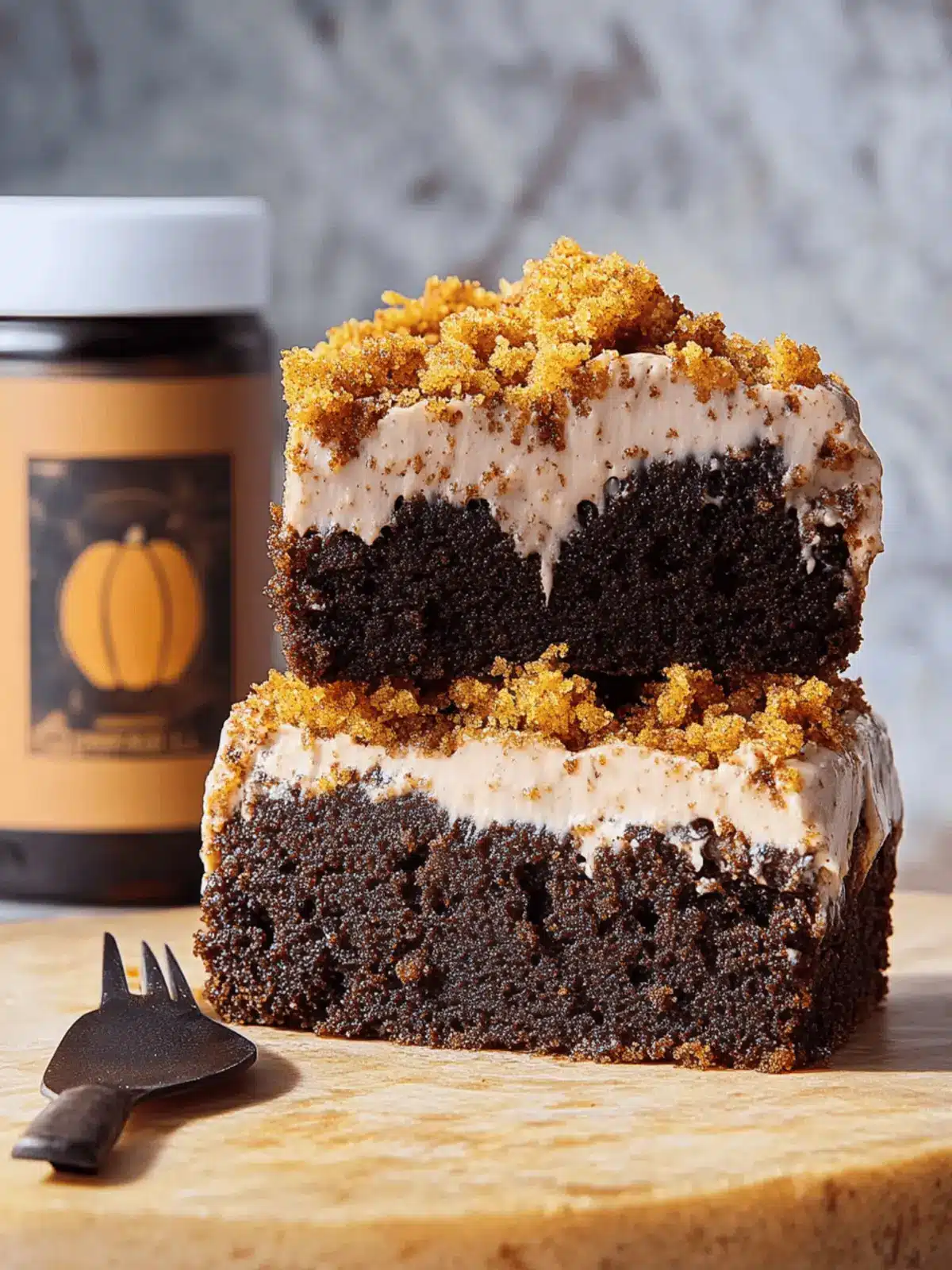 Chocolate-Pumpkin Crumb Cake