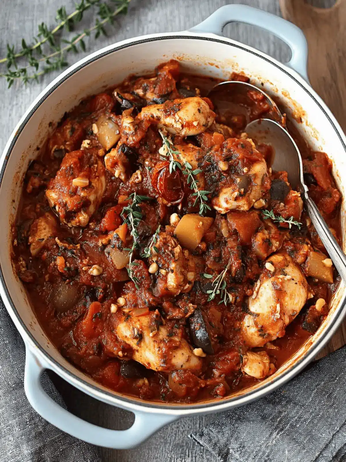 Make-Ahead Chicken Cacciatore