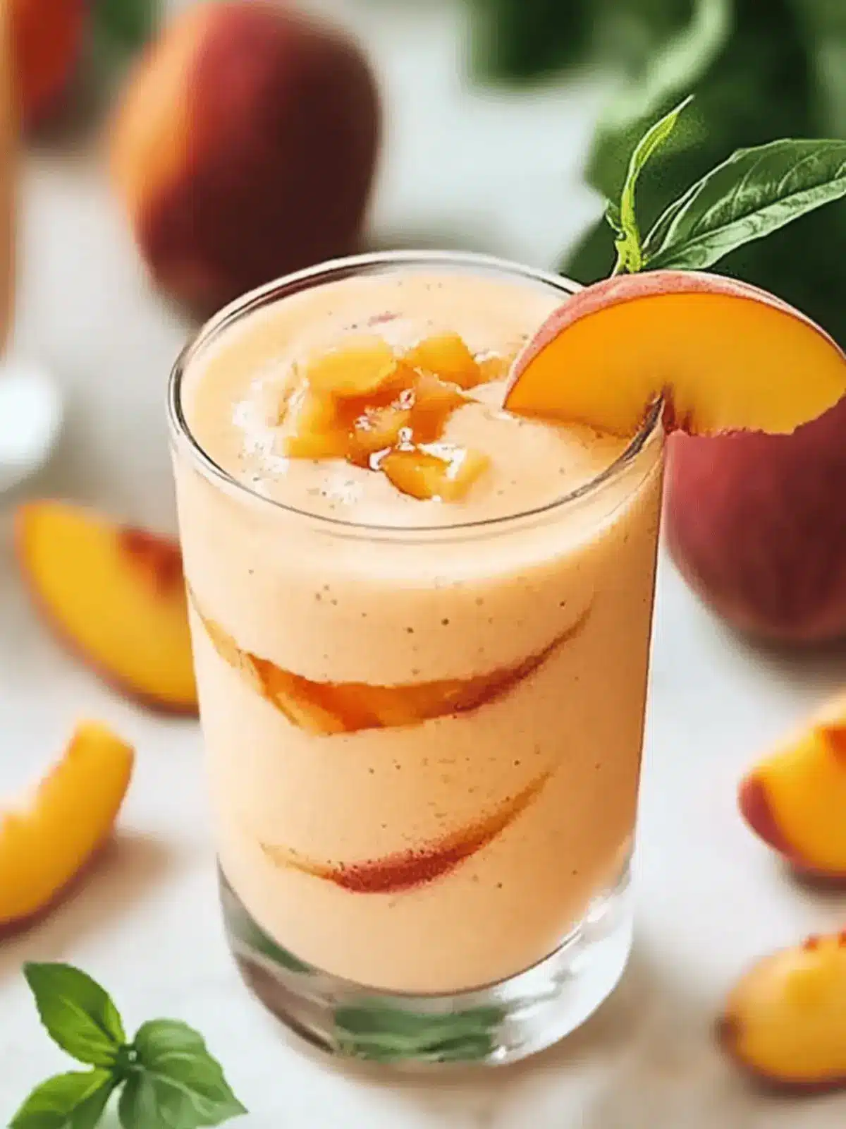 Taste Of Summer Peach Smoothie Recipe