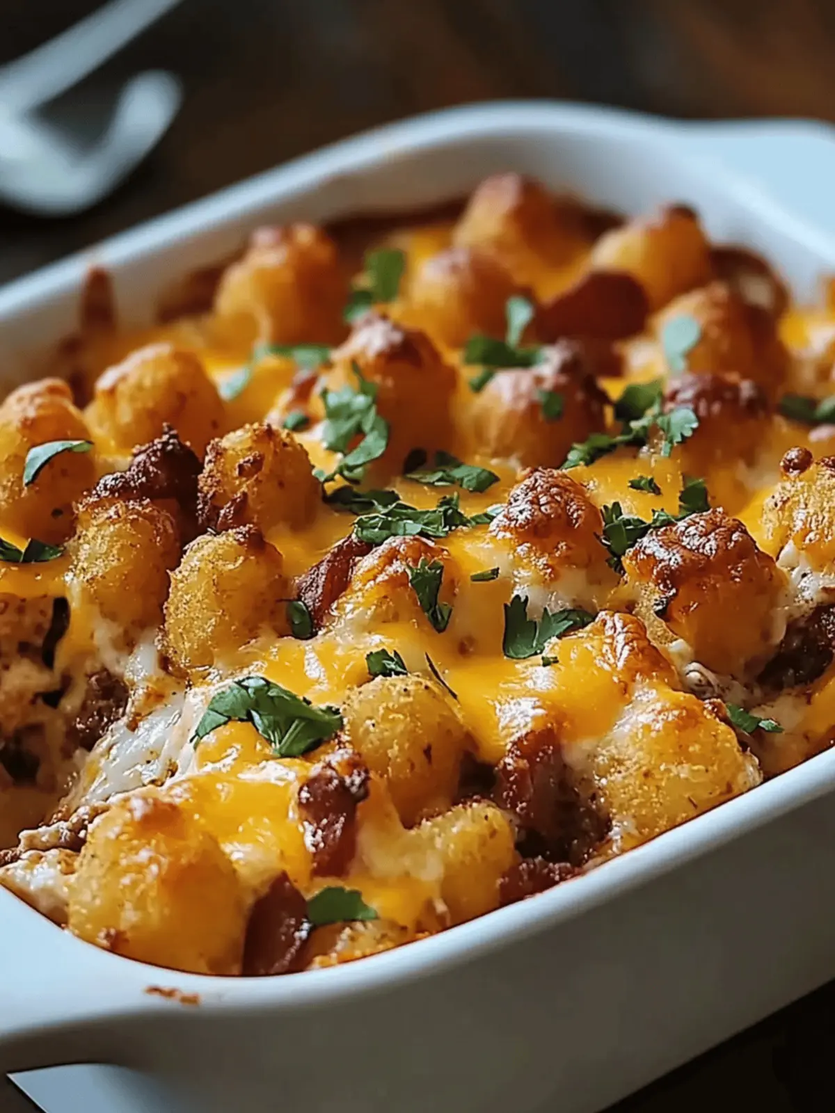 Cheeseburger Tater Tot Casserole: A Comfort Food Classic