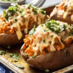 Enchilada Stuffed Sweet Potatoes