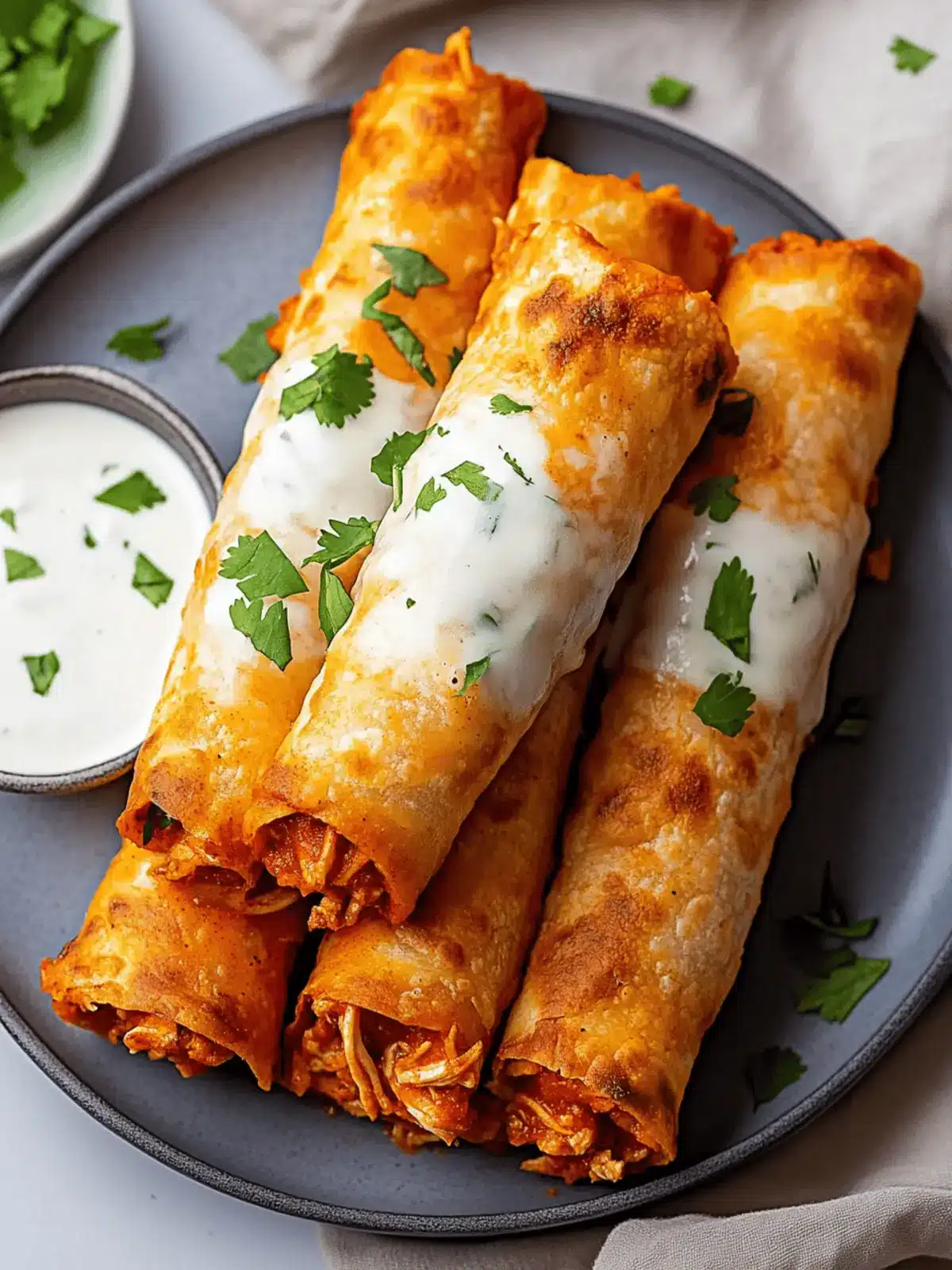 Buffalo Chicken Taquitos Recipe