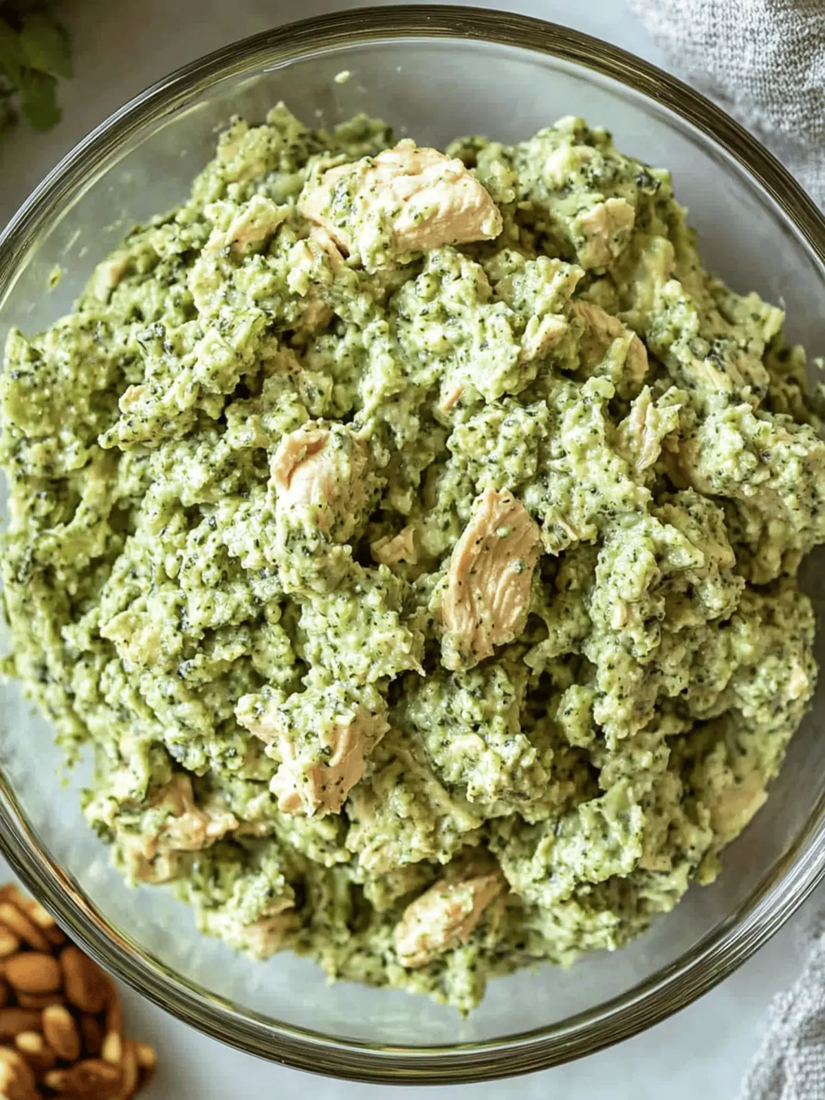 Healthy Green Goddess Chicken Salad (High-Protein)