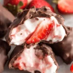 Chocolate Strawberry Yogurt Clusters