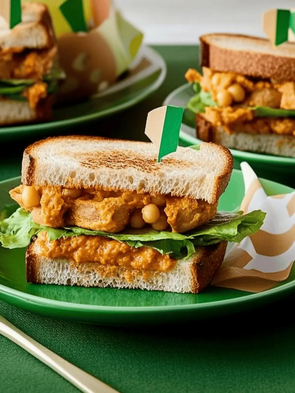 Buffalo Chickpea Sandwiches