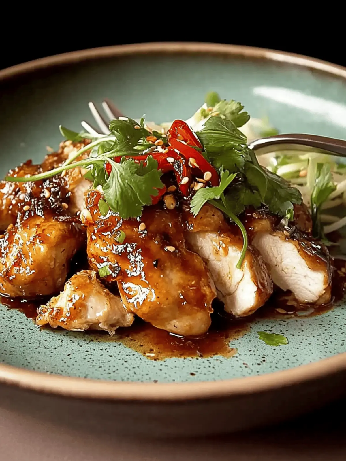 Sticky Sweet Garlic Chicken