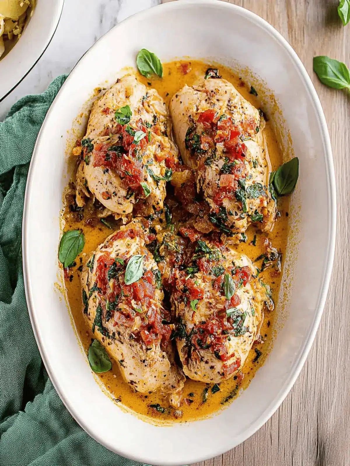 Crockpot Tuscan Chicken
