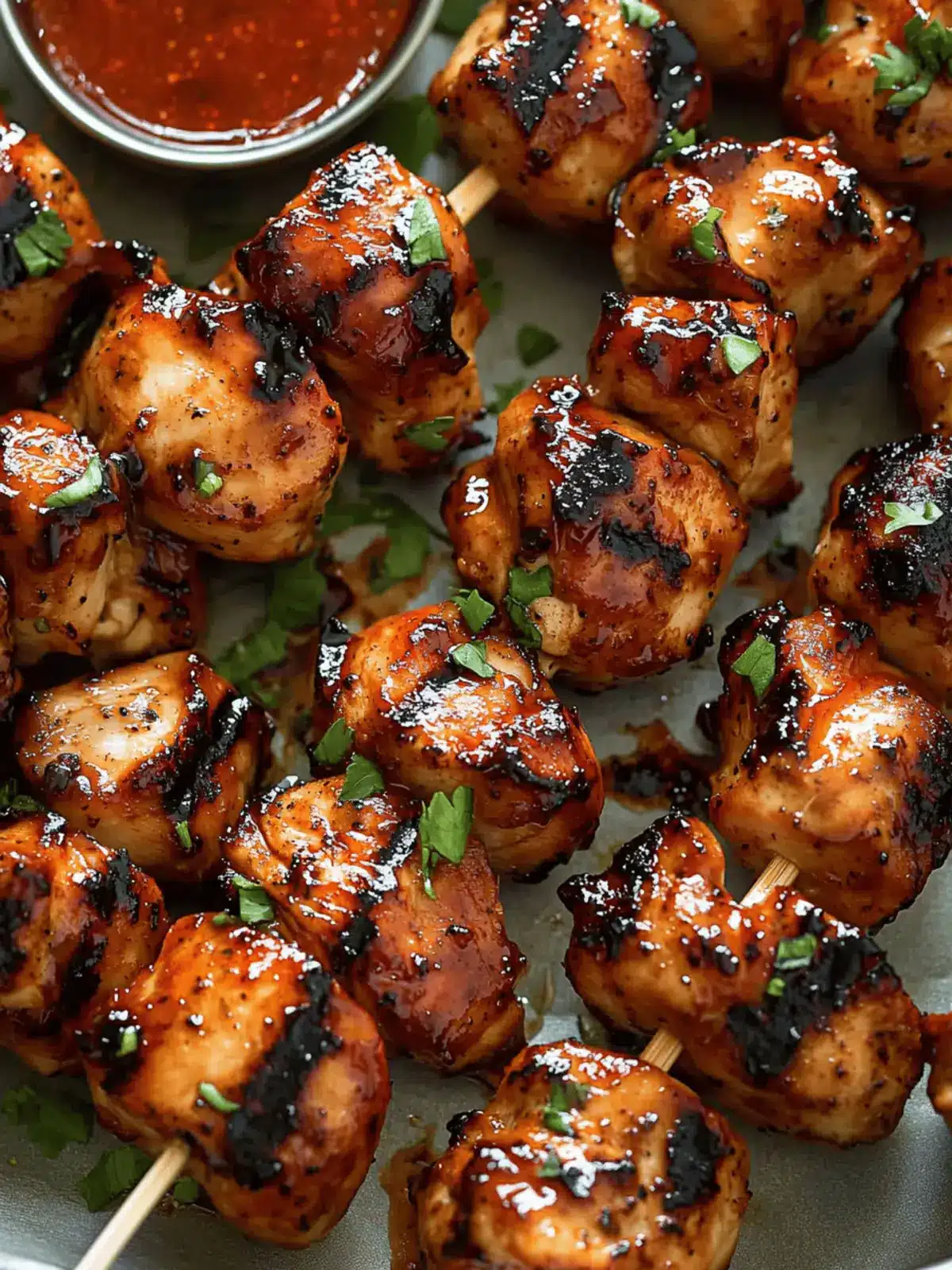 Firecracker Chicken Skewers