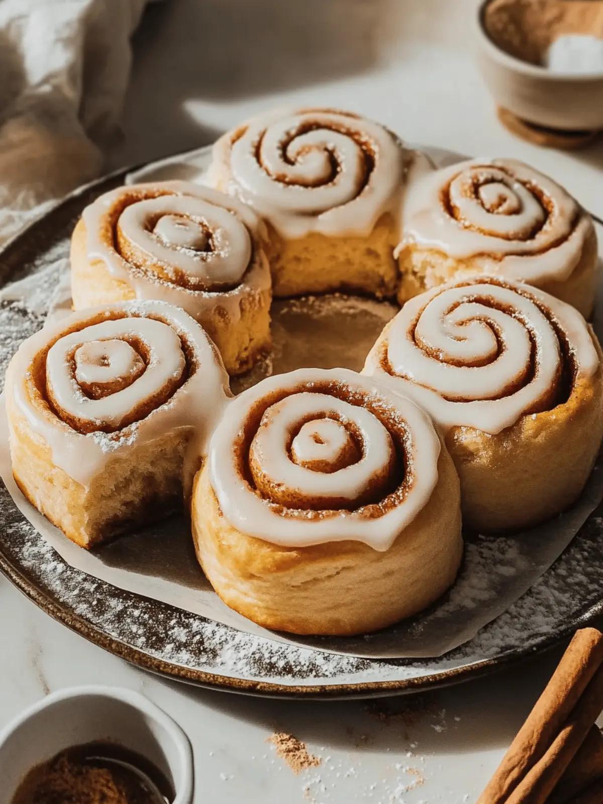 Sourdough Discard Cinnamon Rolls
