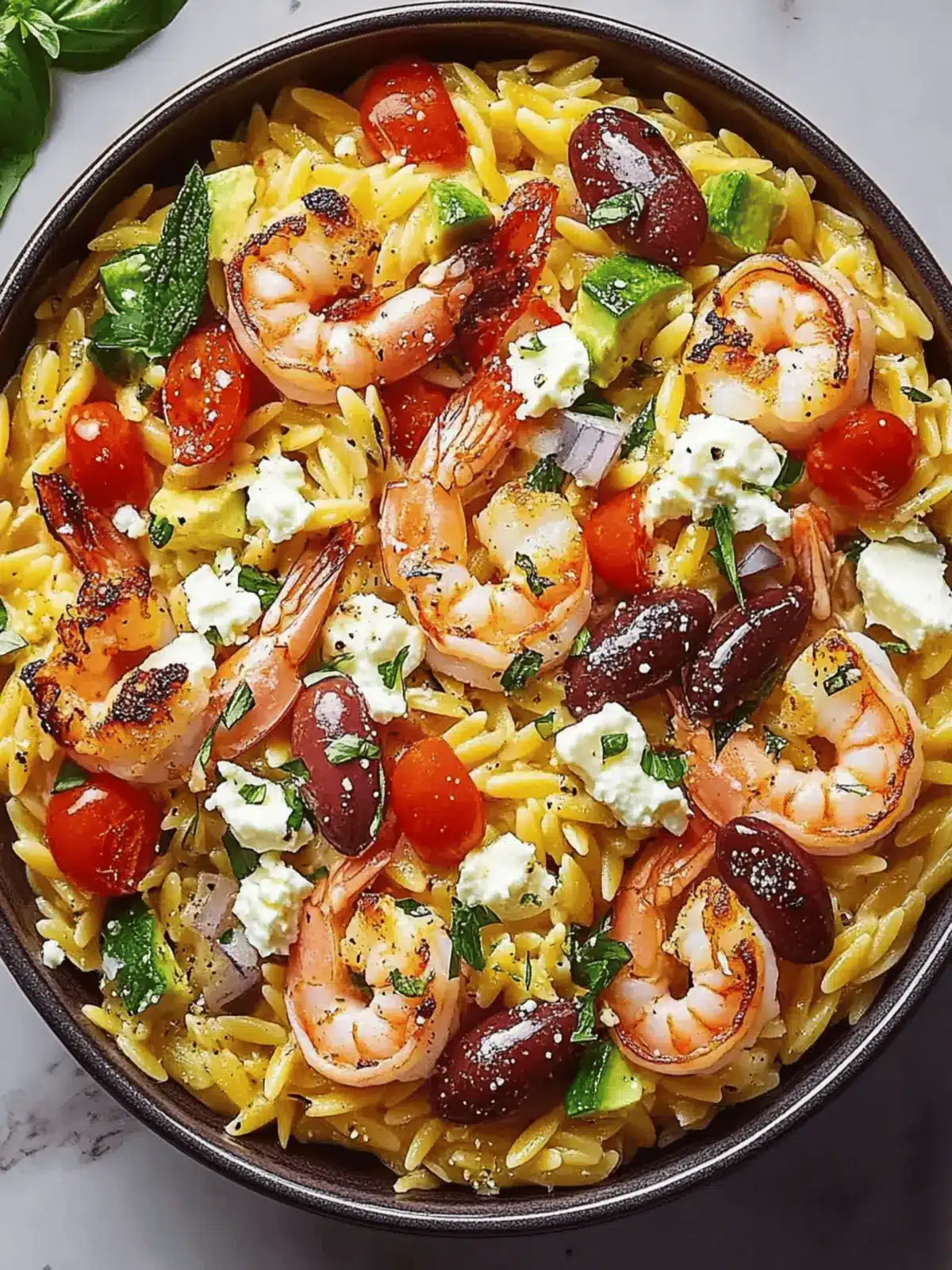 Shrimp Orzo Feta Recipe